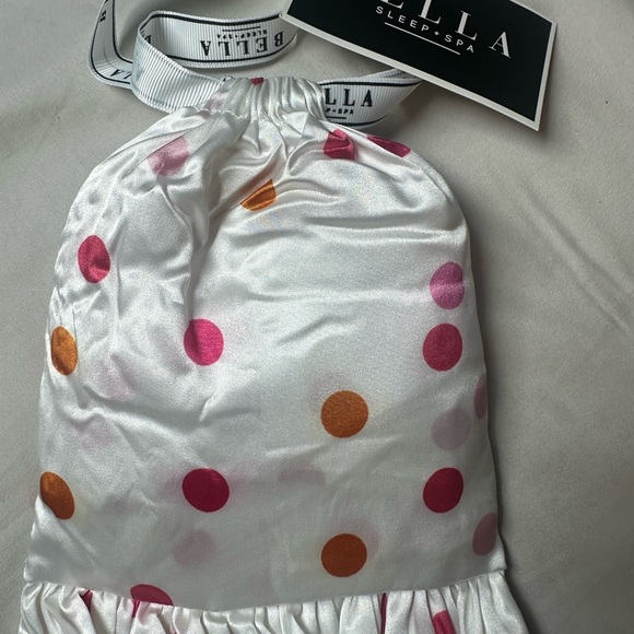 Bella Sleep Spa Ruffled Satin Pillowcase-Confetti, Standard Size - Picture 4 of 7